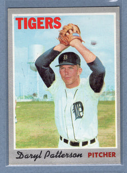 1970 Topps #592 Daryl Patterson (st) (c) VG  GO750