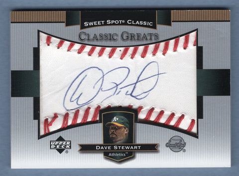 2003 Upper Deck  Sweet Spot Classic Greats Dave Stewart