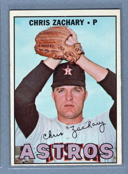 1967 Topps #212 Chris Zachary EX  GO368