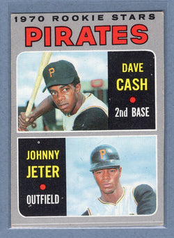 1970 Topps #141 Pirates Rookies (Cash,Jeter)   EX  GO900