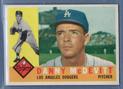 1960 Topps #333 Danny McDevitt EX-MT  GO560
