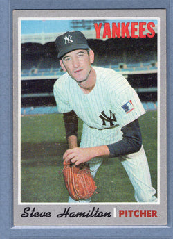 1970 Topps #349 Steve Hamilton  EX  GO695