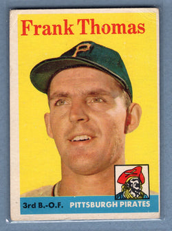 1958 Topps #409 Frank Thomas (b) VG  GO387
