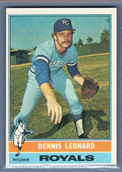1976 Topps #334 Dennis Leonard  EX-MT  GOSB1