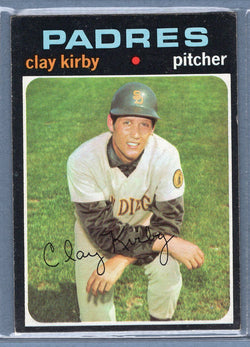1971 Topps #333 Clay Kirby  EX  SB1