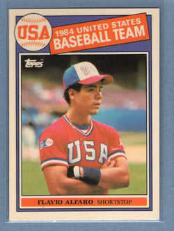 1985 Topps Tiffany #391 Flavio Alfaro NM