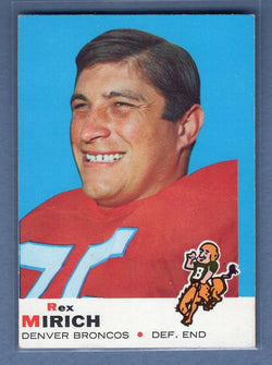 1969 Topps #49 Rex Mirich EX  GO257