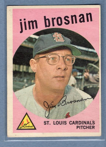 1959 Topps #194 Jim Brosnan VG-EX    Set Break A