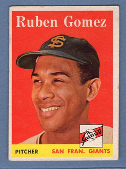 1958 Topps #335 Ruben Gomez VG-EX  GO495