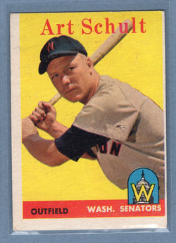 1958 Topps #58 Art Schult  VG  GO501