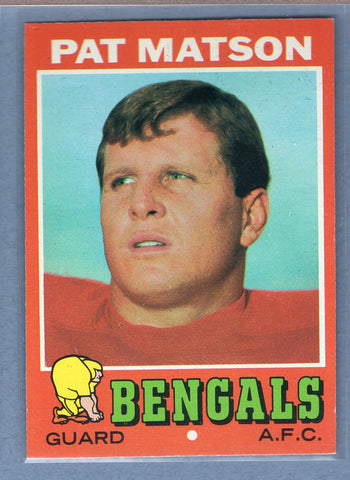 1971 Topps #72 Pat Matson EX-MT  GO248