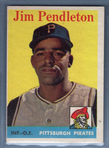 1958 Topps #104 Jim Pendleton EX  GO401