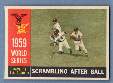 1960 Topps #390 World Series Game 6 EX  GO480