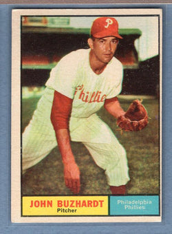 1961 Topps #3 John Buzhardt EX   GO195