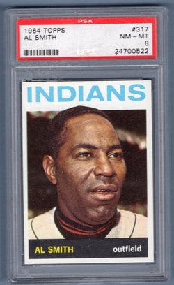 1964 Topps #317 Al Smith (24700522) PSA 8