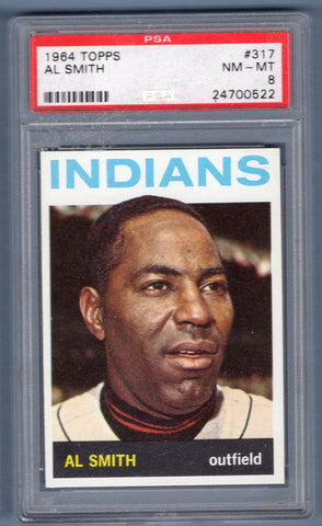 1964 Topps #317 Al Smith (24700522) PSA 8