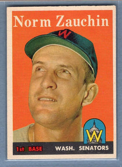1958 Topps #422 Norm Zauchin EX-MT  GO172