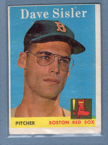 1958 Topps #59 Dave Sisler (a) G-VG  GO501