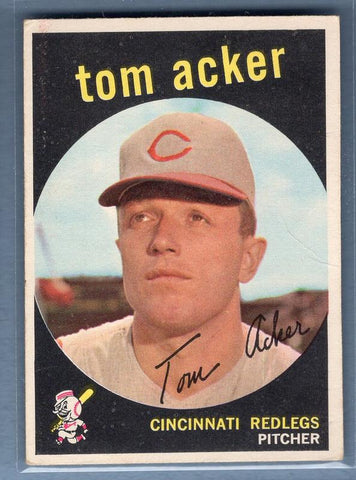 1959 Topps #201 Tom Acker VG-EX    Set Break A