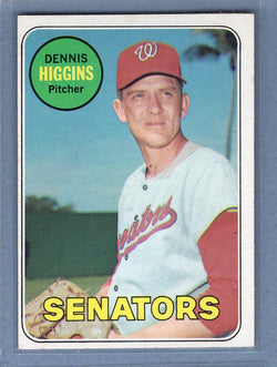 1969 Topps #441 Dennis Higgins (a) EX-MT  GOWABB