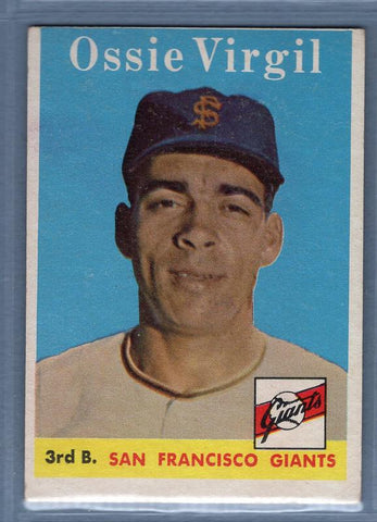 1958 Topps #107 Ossie Virgil VG   GO401