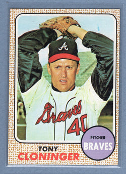 1968 Topps #93 Tony Cloninger (a)  EX-MT  GO550