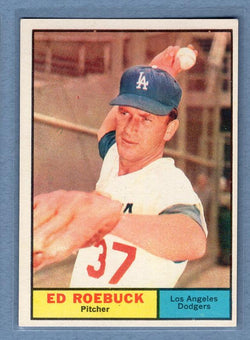 1961 Topps #6 Ed Roebuck EX-MT  GO195