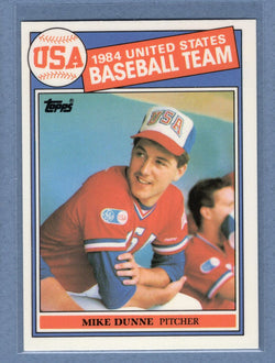 1985 Topps Tiffany #395 Mike Dunne NM