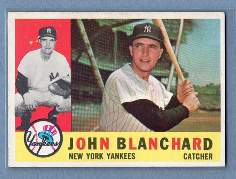 1960 Topps #283 John Blanchard EX   GO550
