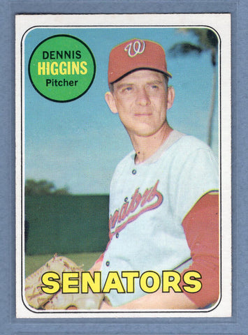 1969 Topps #441 Dennis Higgins (b) EX-MT  GOWABB
