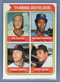 1974 Topps #606 Rookie Outfielders Nm-Mt