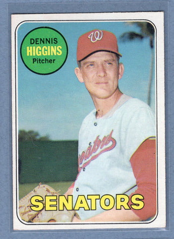 1969 Topps #441 Dennis Higgins (c) EX-MT  GOWABB