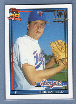 1991 Topps Desert Shield #428 John Barfield  NM  GO625