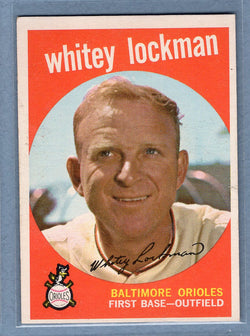 1959 Topps #411 Whitey Lockman (st) VG   GO410