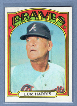 1972 Topps #484 Lum Harris MG EX-MT  GO483