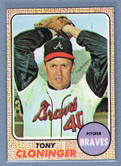 1968 Topps #93 Tony Cloninger (b)  EX-MT  GO550