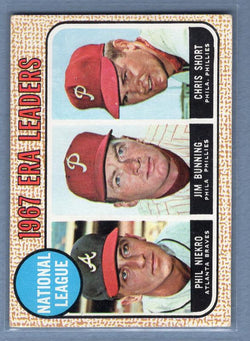1968 Topps #7 N.L. ERA Leaders EX  GO534