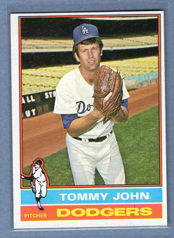 1976 Topps #416 Tommy John  (e) EX-MT  GO450