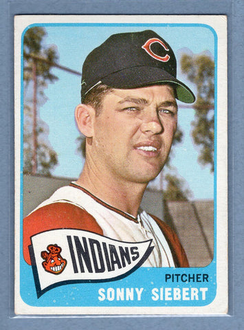 1965 Topps #96 Sonny Siebert  VG-EX  GO375