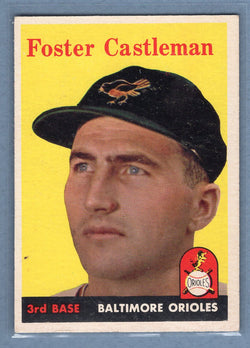 1958 Topps #416 Foster Castleman  EX  GO387