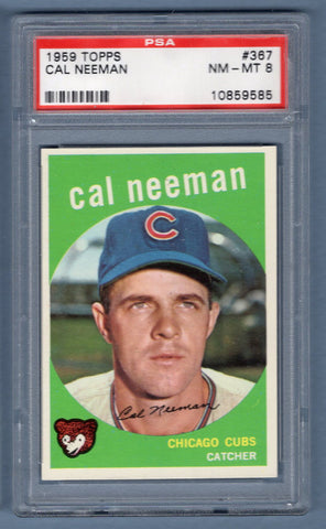 1959 Topps #367 Cal Neeman (10859585) PSA 8