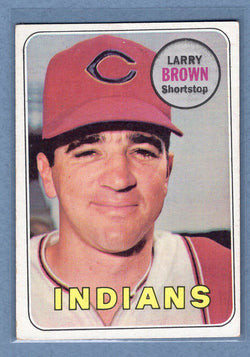 1969 Topps #503 Larry Brown (a) EX  GO577