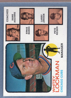 1973 Topps #81 Cubs Mgr./Coaches (d) EX-MT  GO669