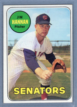 1969 Topps #106 Jim Hannan NM-MT Set Break WA WA