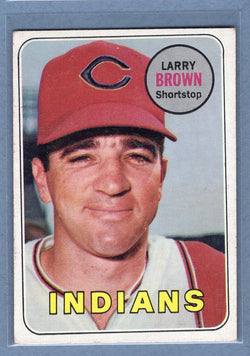 1969 Topps #503 Larry Brown (b) EX  GO577