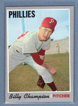 1970 Topps #149 Billy Champion   EX  GO900