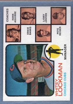 1973 Topps #81 Cubs Mgr./Coaches (E) EX-MT  GO669