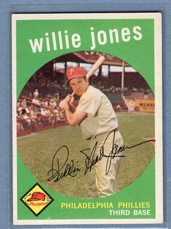 1959 Topps #208 Willie Jones VG-EX    Set Break A