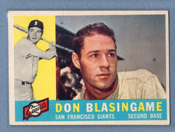 1960 Topps #397 Don Blasingame EX  GO480