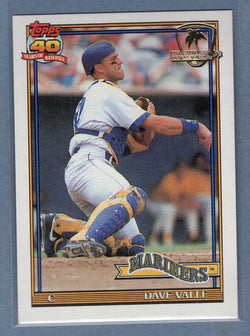 1991 Topps Desert Shield #178 Dave Valle  NM  GO600